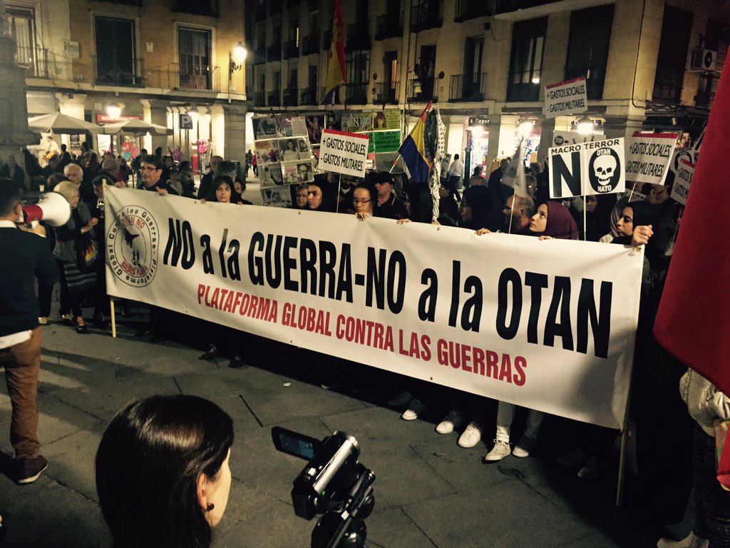 no a la guerra no a la otan